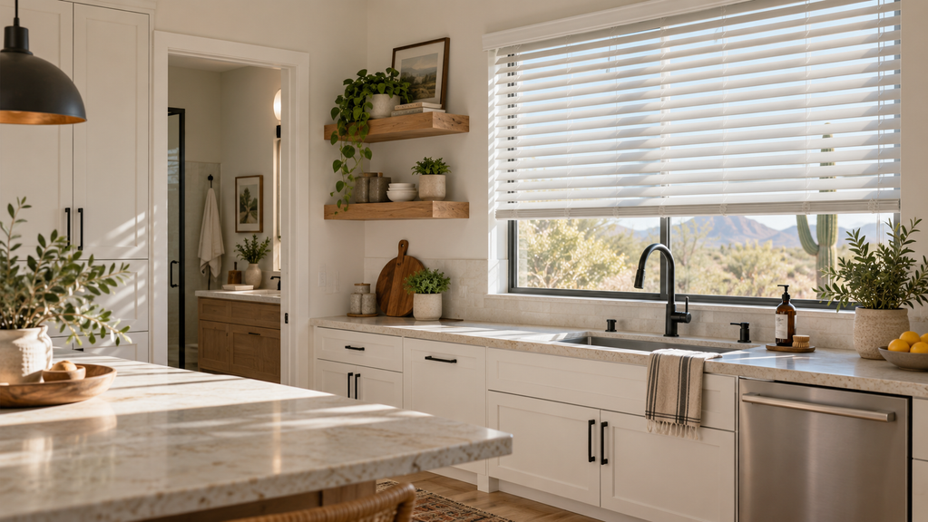 Window Treatments for Kitchens and Bathrooms: What Holds Up Best?